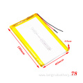 6000mAh 3.7v Rechargeable Li-ion Polymer Battery